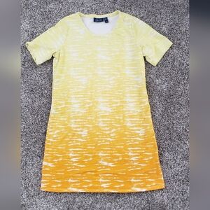 d & co| Beach Swim Coverup Crew Neck Dress